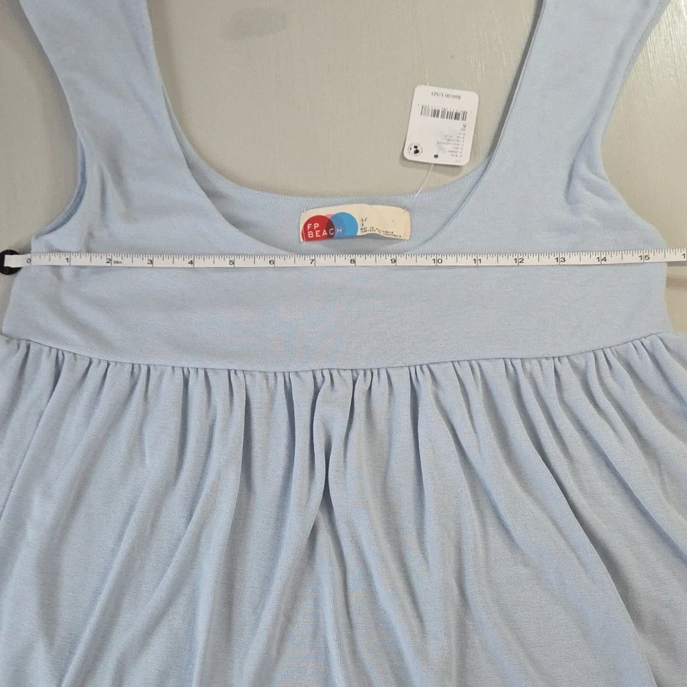 FP Beach By Free People Mazarine Mini Dress in Ballad Blue - Picture 6 of 10